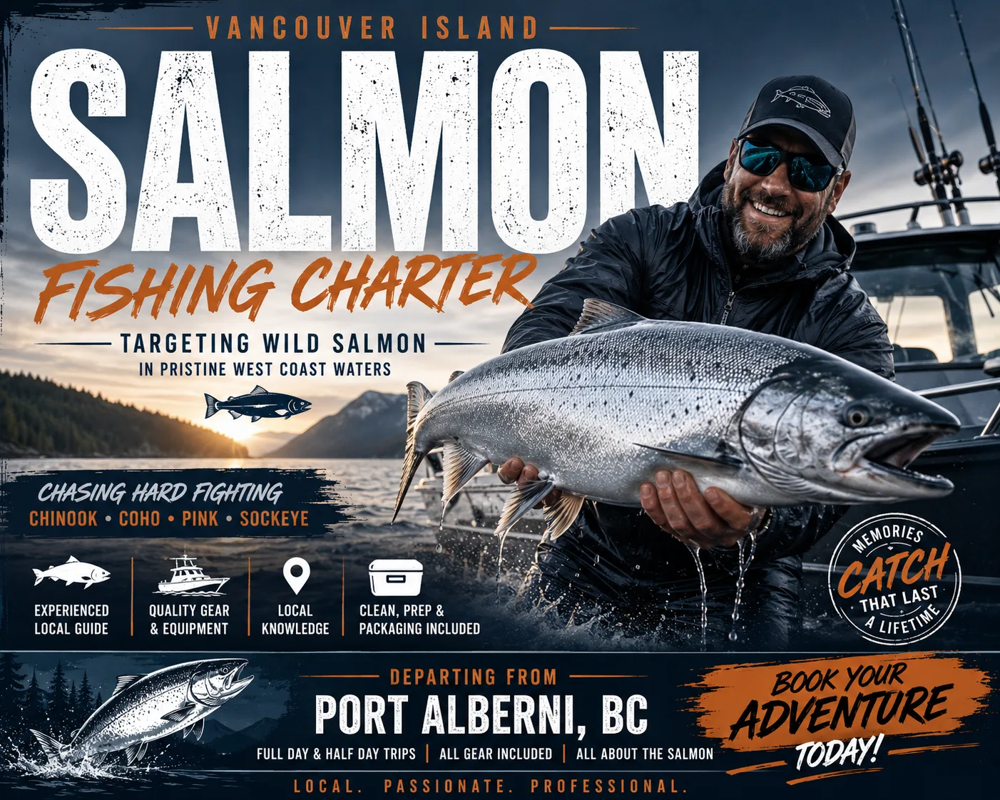 Full-Day Salmon Charter