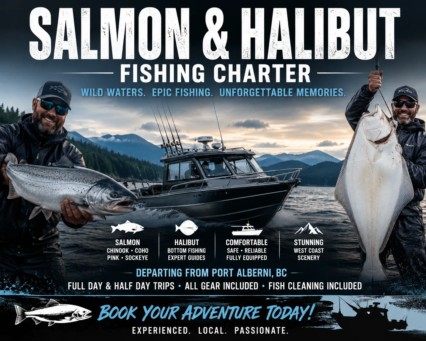 Offshore Halibut & Salmon Combo